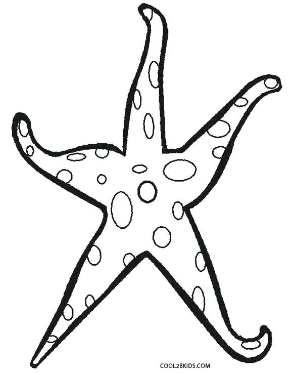 580x737 Coloring Pages Starfish Coloring Sheet Stencil Printable Awesome
