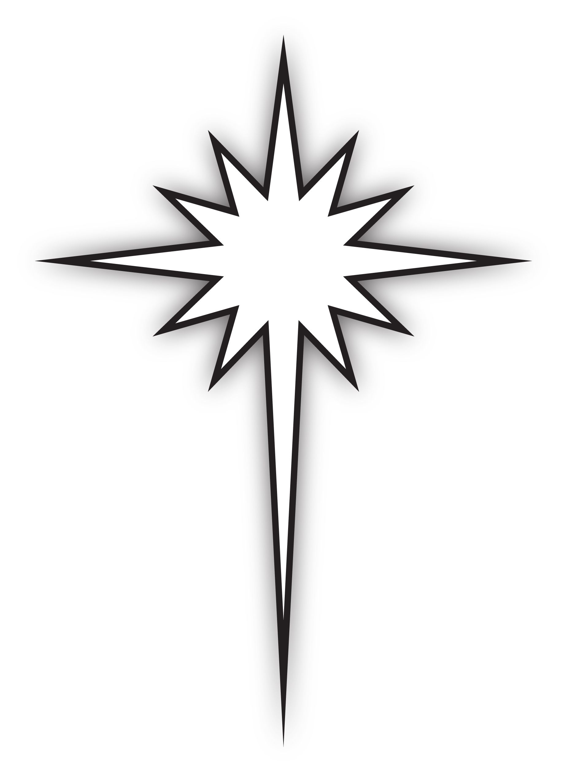 1848x2551 Star Of Bethlehem Clipart