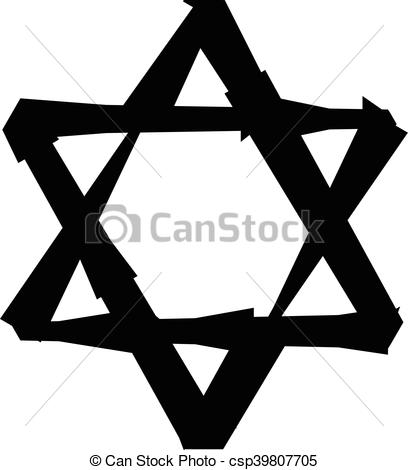 408x470 Jewish Star Of David