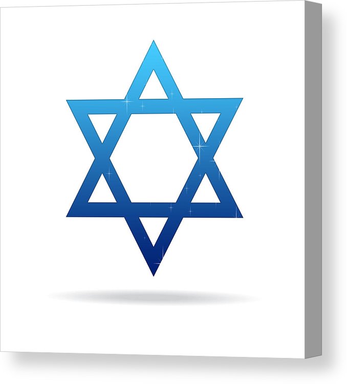 678x750 Star Of David Canvas Print Canvas Art