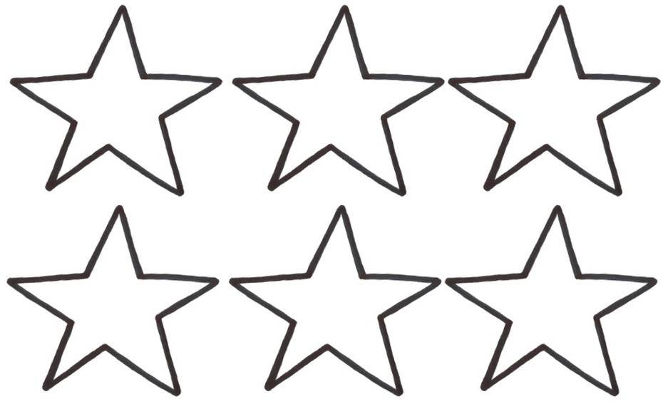930x567 Small Star Outline Clipart