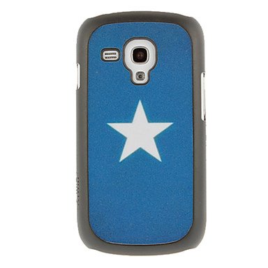 384x384 White Star Drawing Pattern Protective Hard Ty Blue Background Back