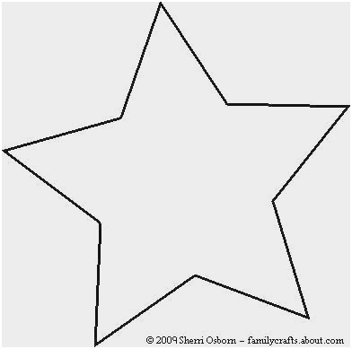 392x389 five point star template printable point star awesome pointed