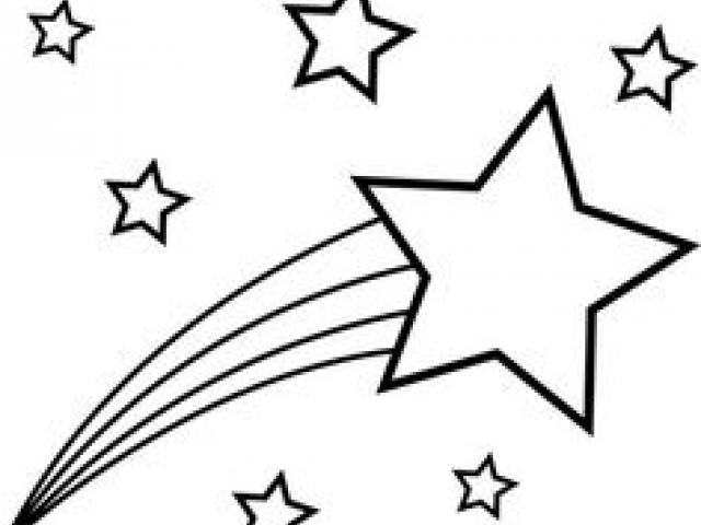 640x480 shooting star clipart star shape