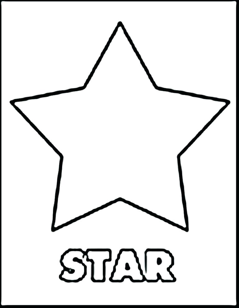 768x988 Star Shape Printable