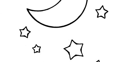 471x250 crescent moon drawing clipart waning small and star celtic