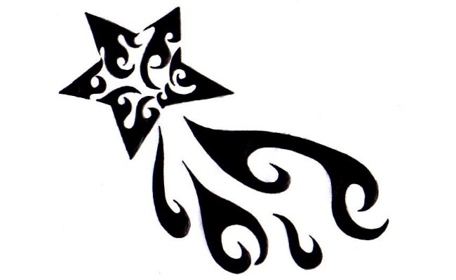650x400 Simple Star Tattoos Designs Free Download Clip Art