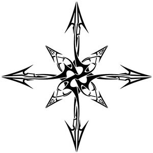 300x299 Star Tattoo Designs