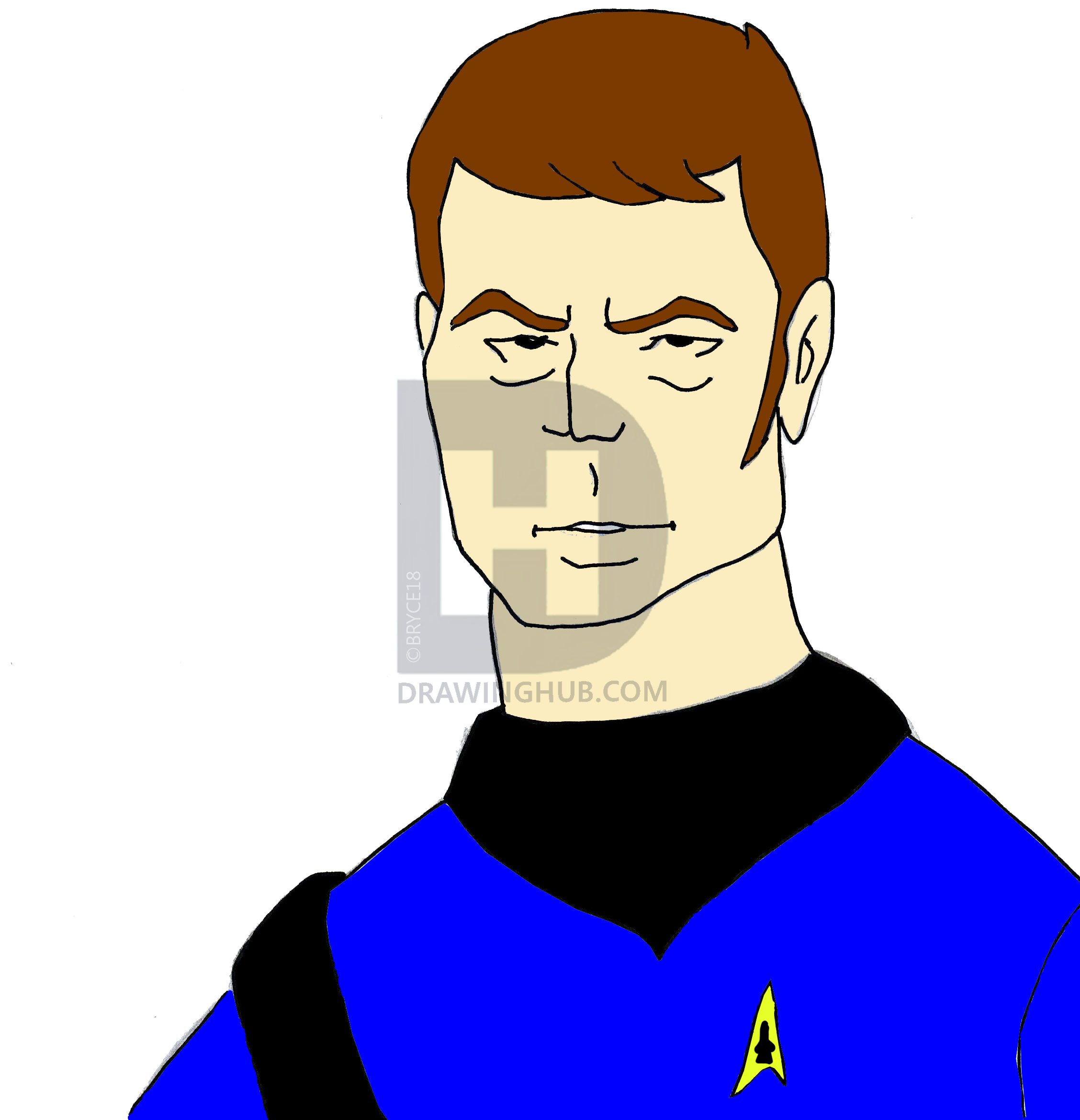 2256x2340 Star Trek Mccoy Drawing