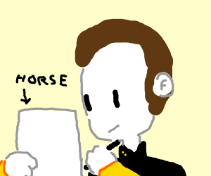 300x250 Data From Star Trek Drawing A Horse