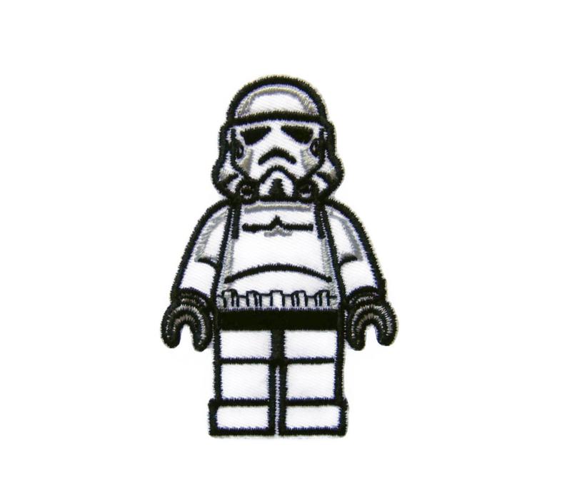 794x701 Imperial Stormtrooper Star Wars Patches Iron On Patch Cartoon Etsy