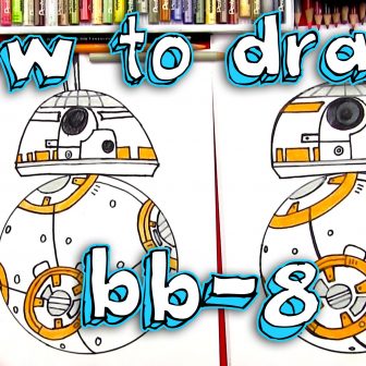 336x336 Star Wars Cartoon Girl Monster Drawing Book Step