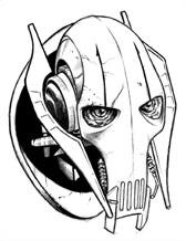 168x218 How To Draw General Grievous, Step
