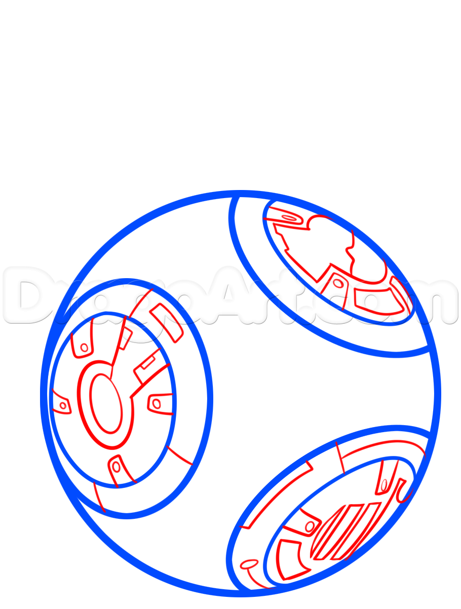 910x1202 how to draw bb step star wars star wars, star wars party