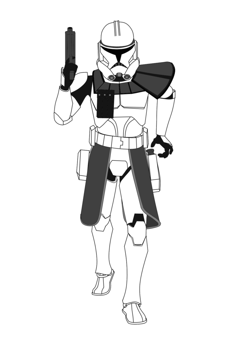 Star Wars Clone Trooper Drawing Free download on ClipArtMag