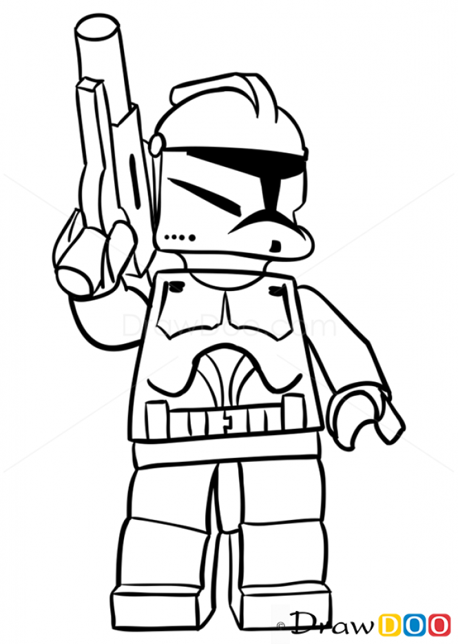 665x934 Drawing Clone Trooper