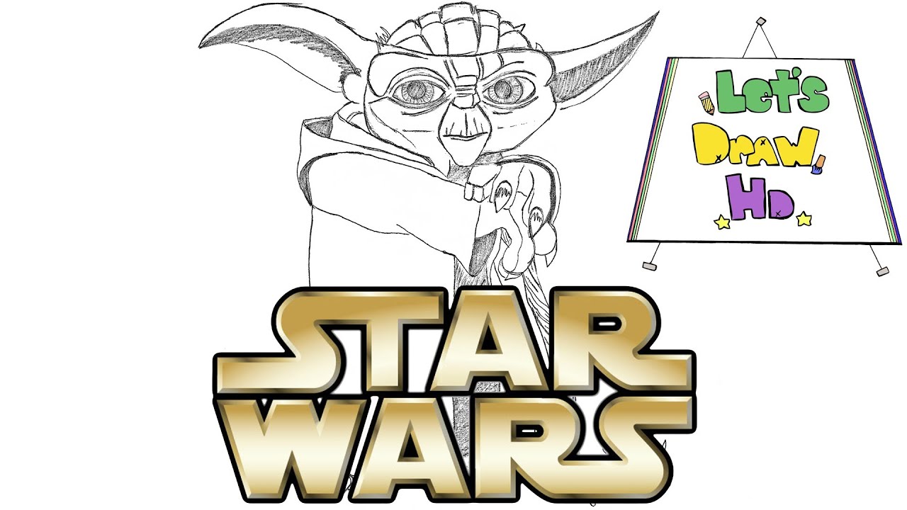 1280x720 Let's Draw Yoda