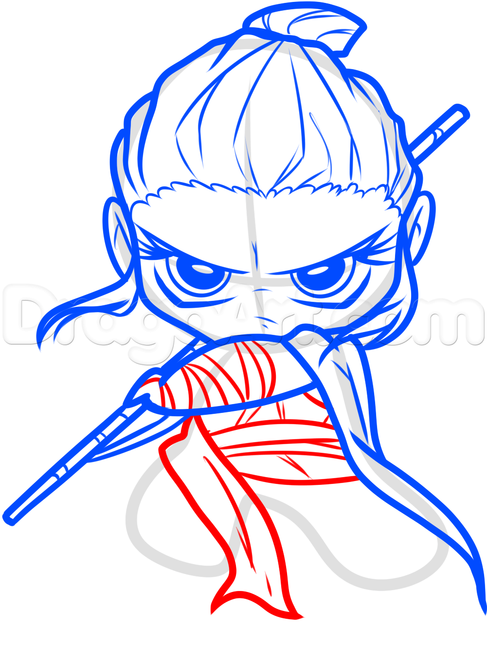 1001x1331 Step How To Draw Rey From Star Wars