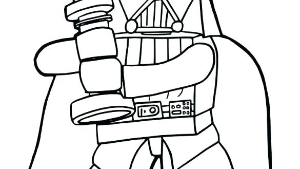 585x329 Lego Darth Vader Coloring Pages Attractive Ideas Star Wars