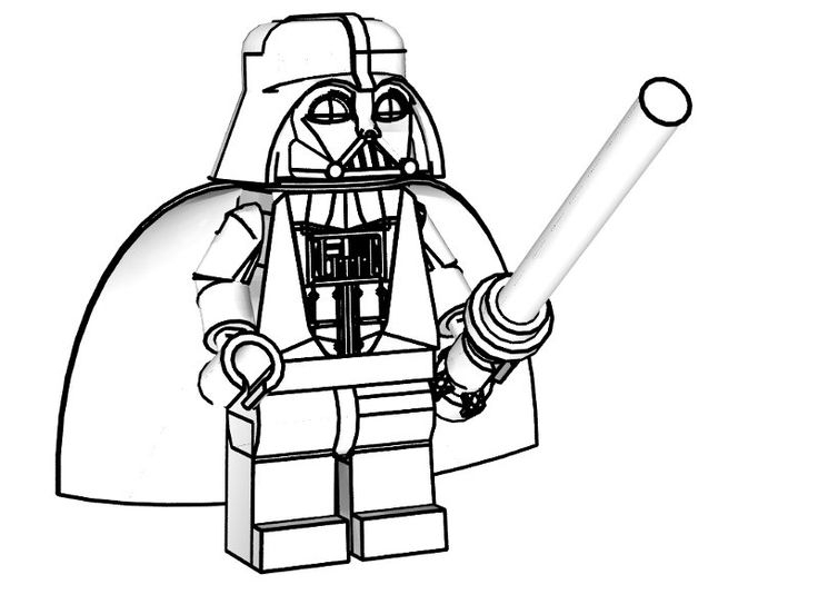 736x552 Lego Star Wars Coloring Pages Dxjz Lego Darth Vader Drawing
