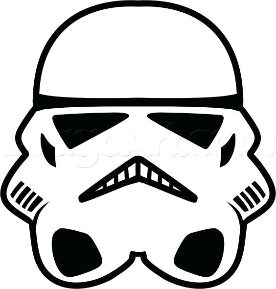 564x590 Stormtrooper Coloring