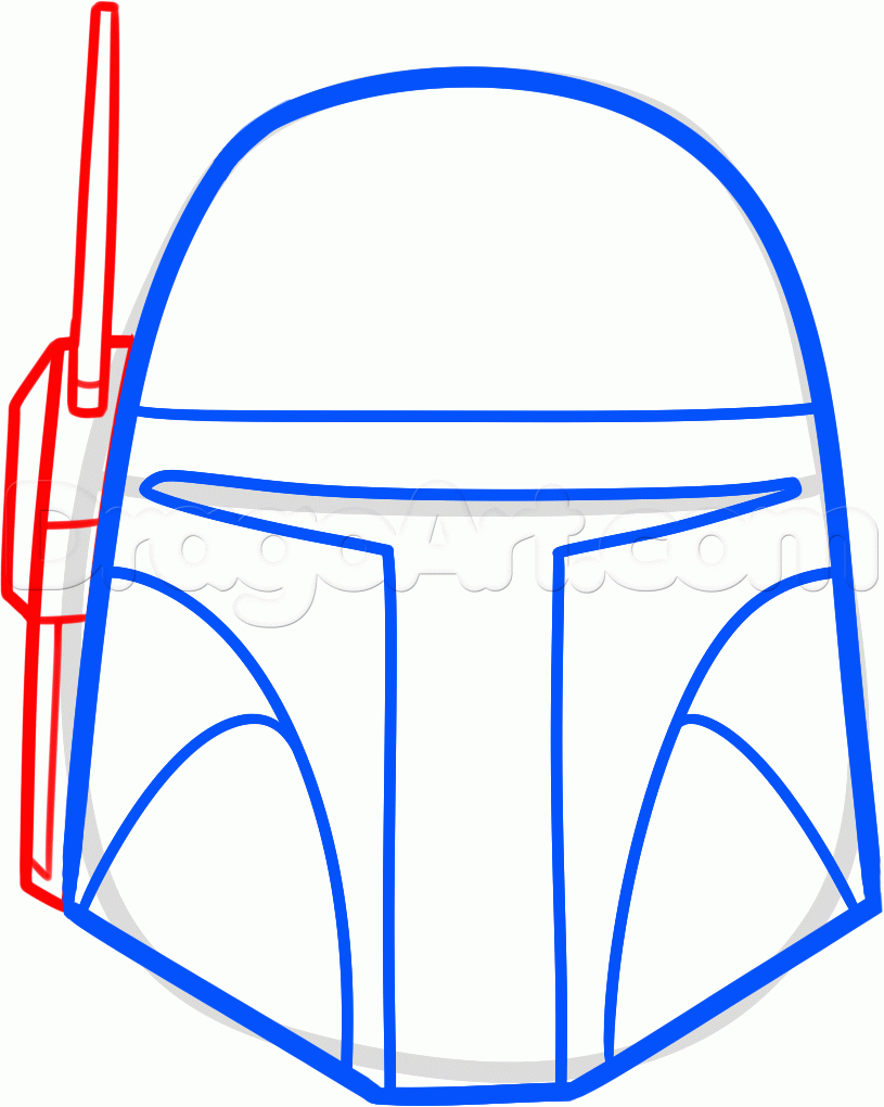 815x1020 How To Draw Boba Fett Easy, Step