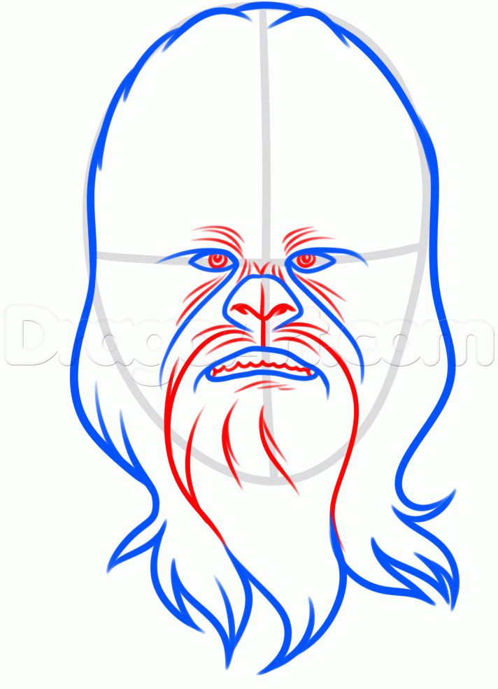 712x985 Fedaf How To Draw Chewbacca Easy Step Mom's Classroom