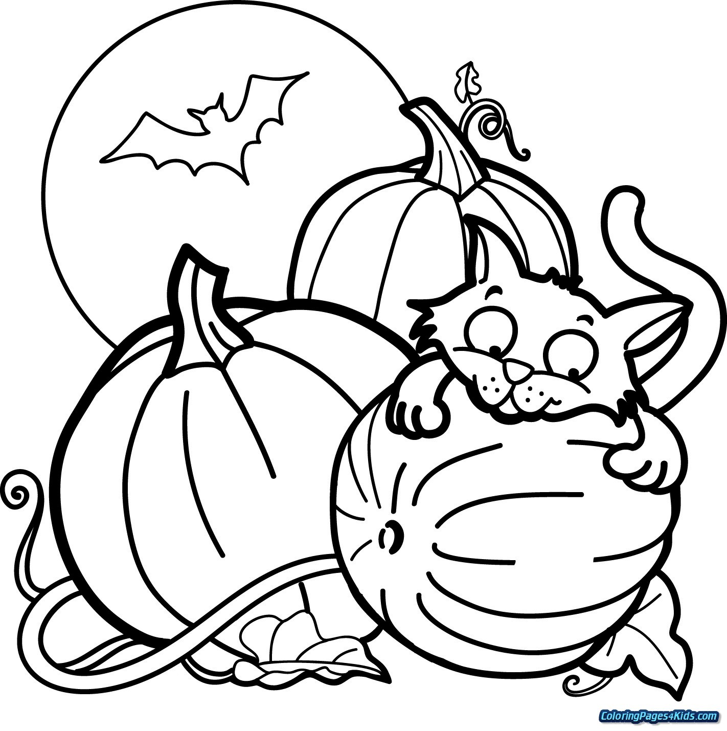 1422x1429 Best Solutions Of Preschool Halloween Coloring Pages With Pictures