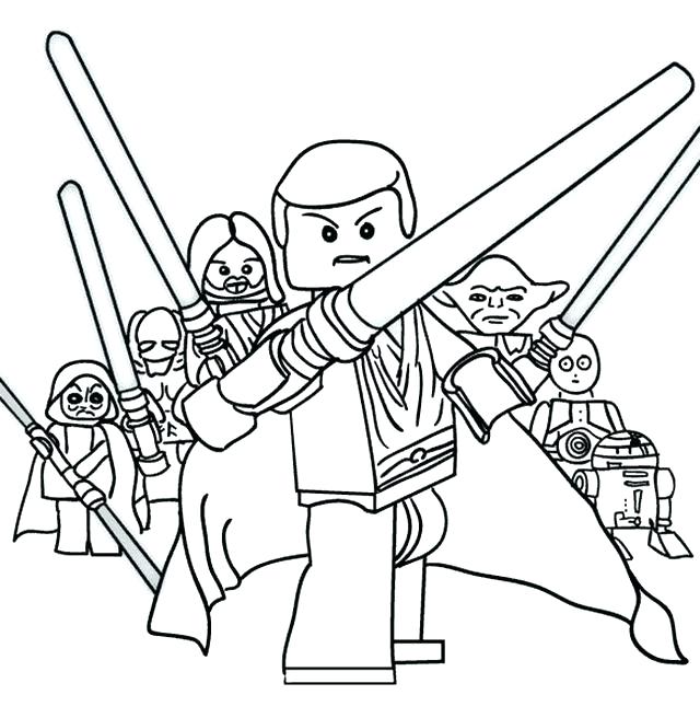 640x656 star wars lego coloring star wars coloring pages star wars