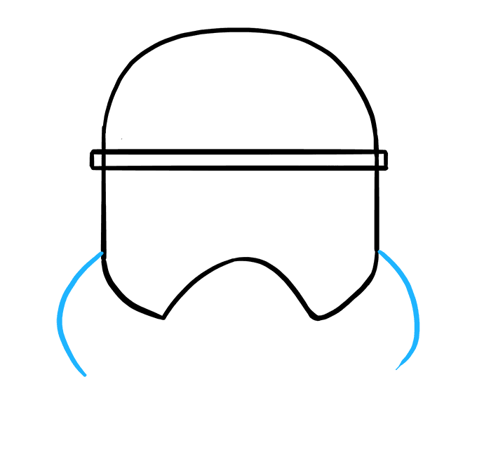 680x678 How To Draw A Stormtrooper Helmet Really Easy Drawing Tutorial