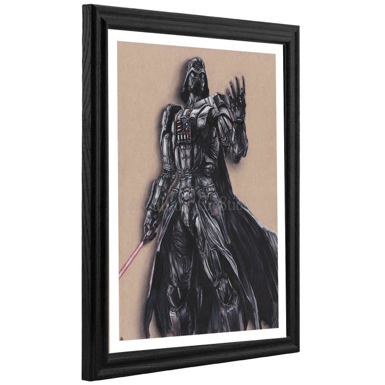 794x794 Darth Vader Digital Fine Art Print Etsy