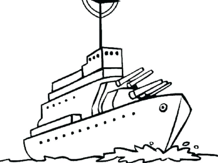 750x562 War Ship Coloring Pages Palmarosa