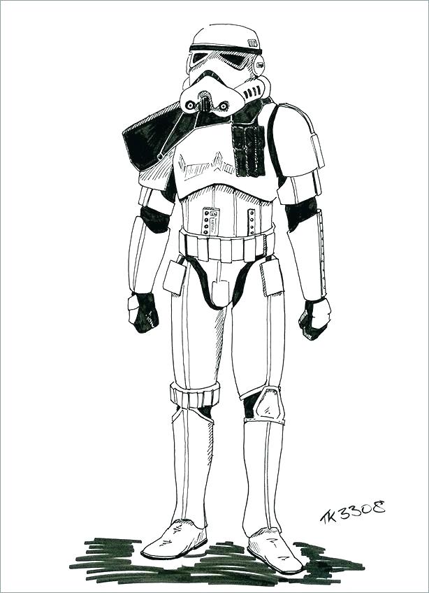 Star Wars Stormtrooper Drawing
