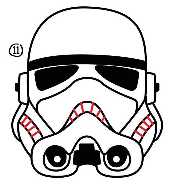 564x594 How To Draw A Star Wars Stormtrooper
