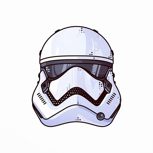 640x640 Star Wars Stormtrooper Helmet Graphic Drawing Edward Fielding Like