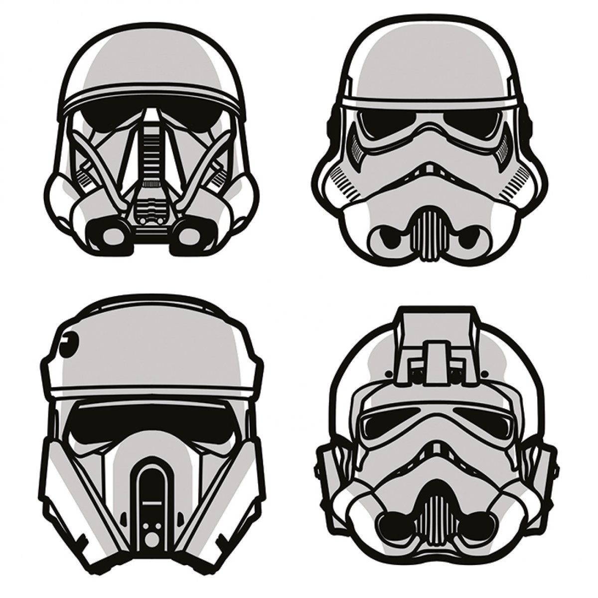 Star Wars Stormtrooper Helmet Drawing