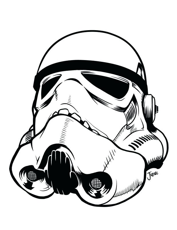 Star Wars Stormtrooper Helmet Drawing | Free download on ClipArtMag