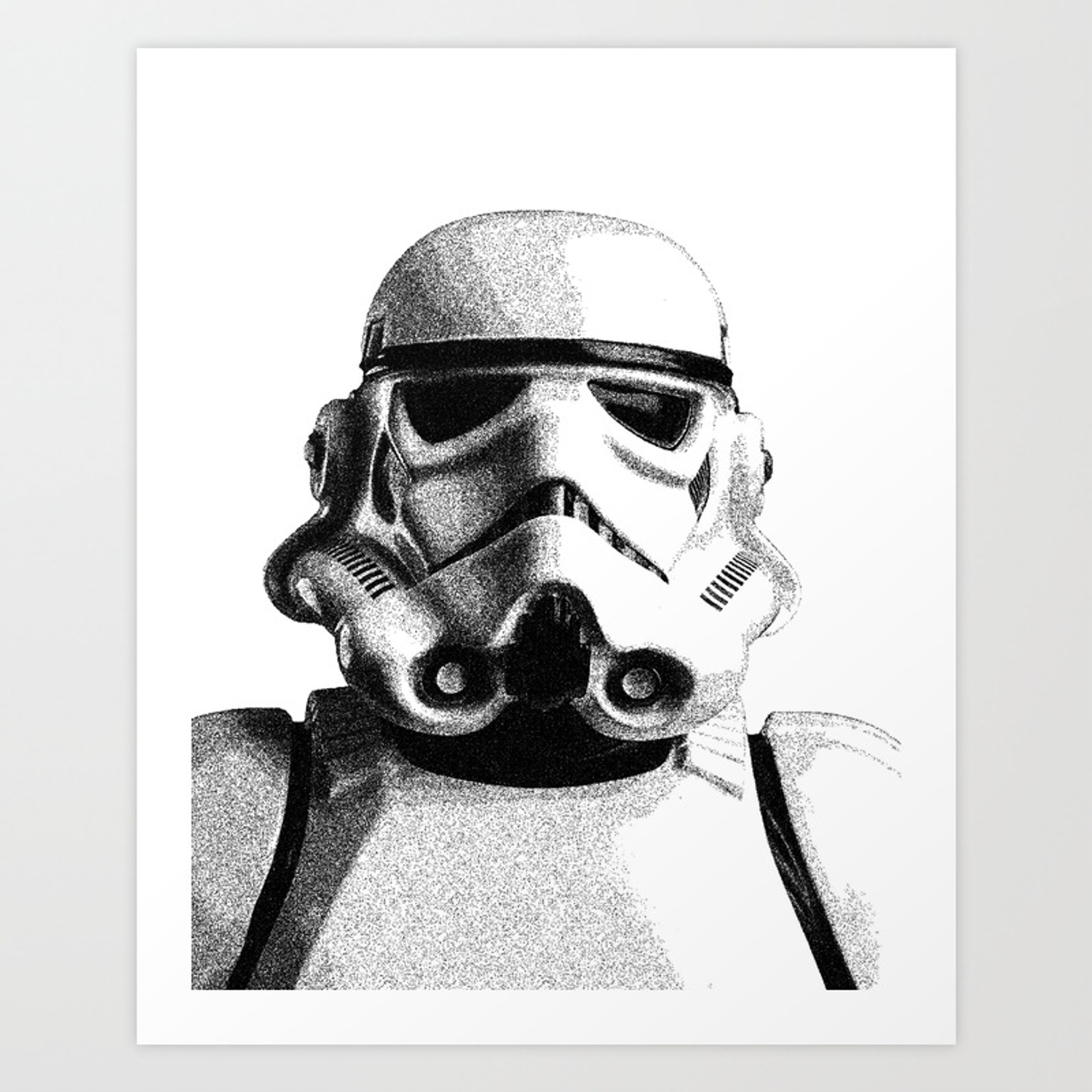 1500x1500 Stormtrooper Hand Drawn Dotwork
