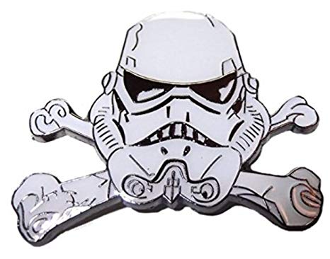 466x366 Star Wars Series Storm Trooper Helmet And Bones Pin