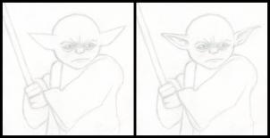 302x155 How To Draw Master Yoda, Star Wars