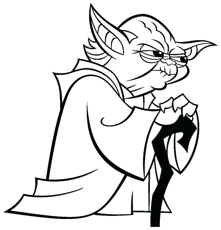720x750 Yoda Coloring Pages Beautiful Star Wars Printable Face Ilovez Club