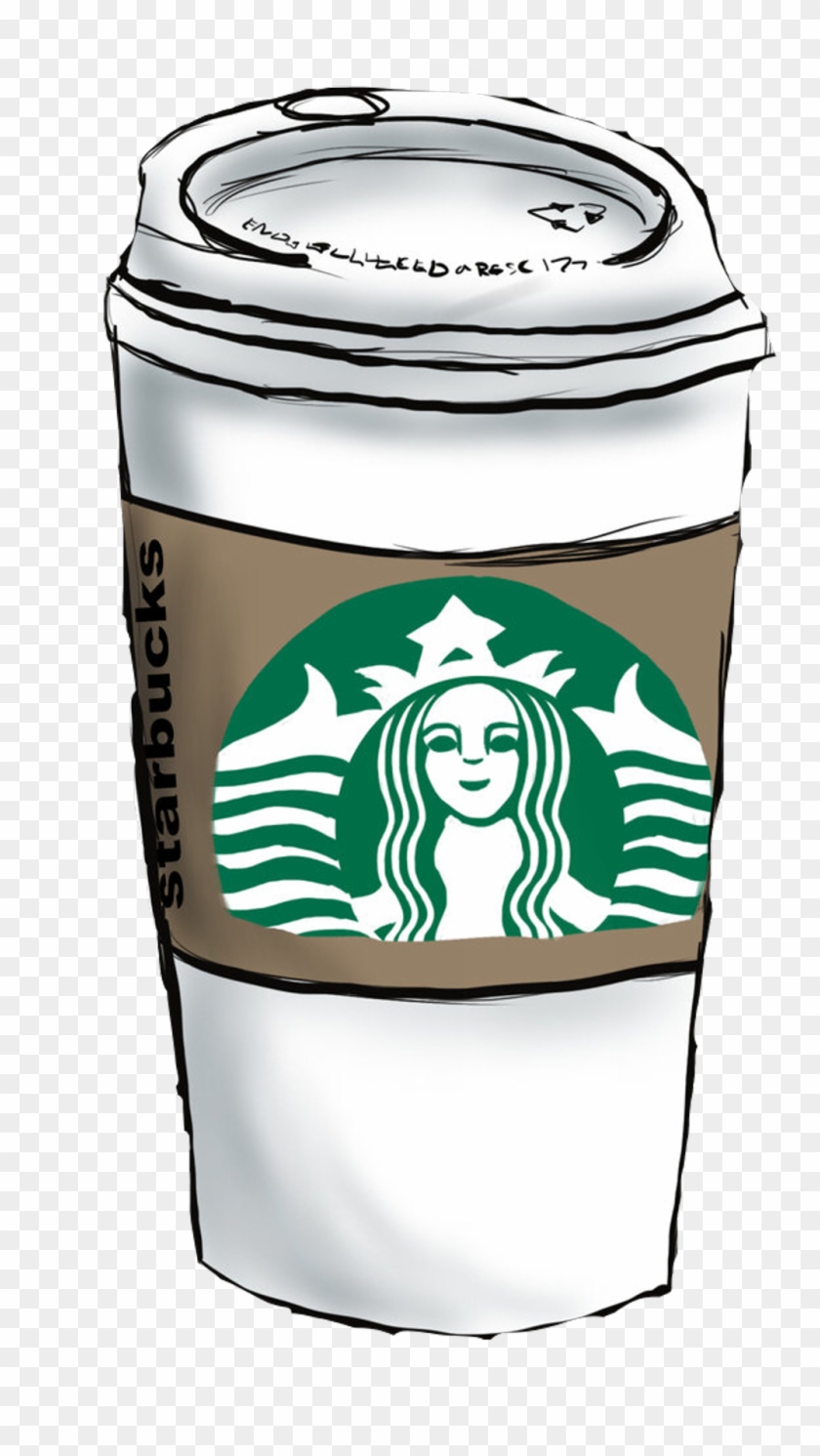 Unique Starbucks Coffee To Draw Sketch Symbol 