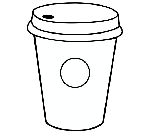 Starbucks Cup Drawing | Free download on ClipArtMag