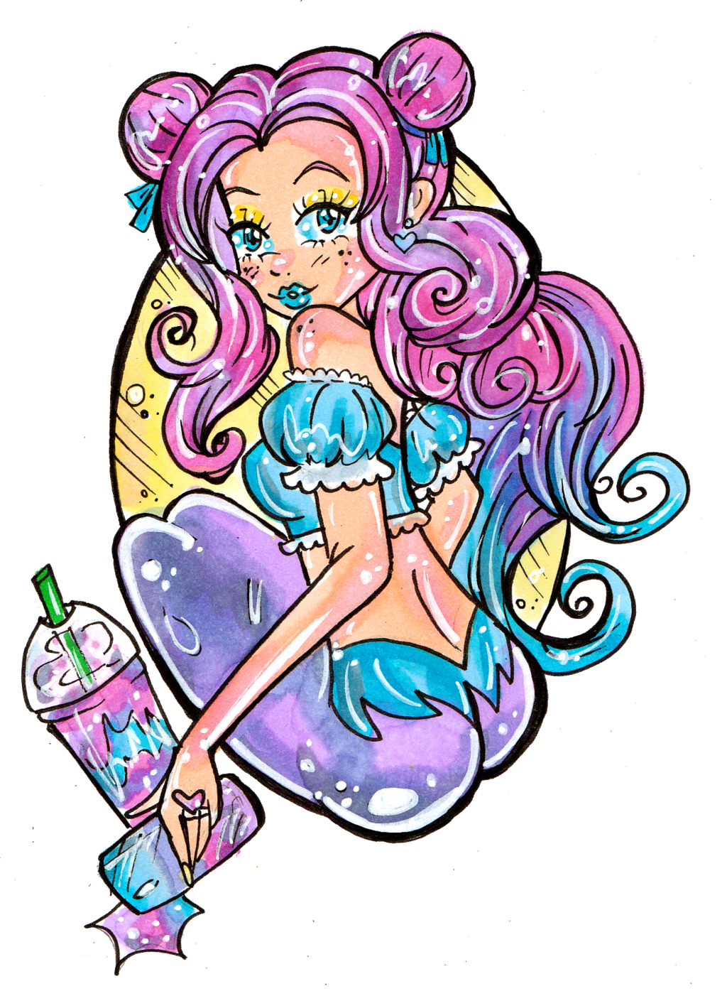 1024x1395 Collection Of Free Starbucks Drawing Unicorn Download On Ui Ex