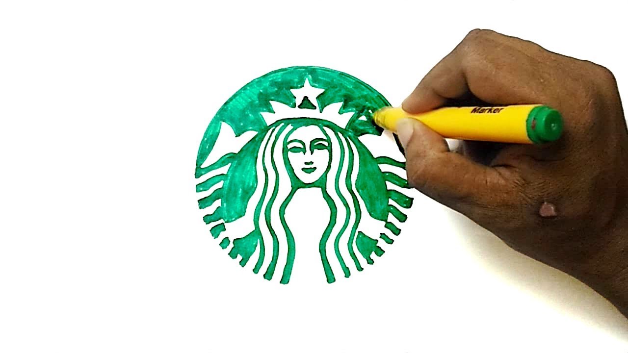 1280x720 How To Draw Starbucks Logos