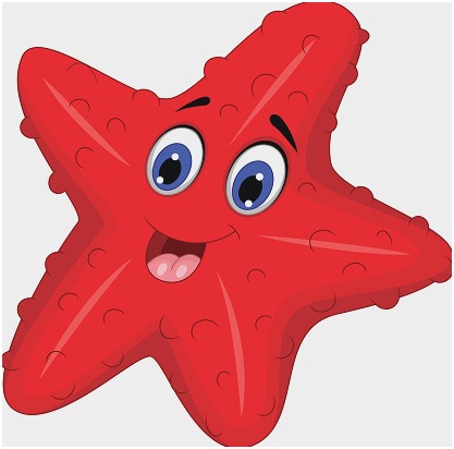 417x412 Free Starfish Clipart Luxury Blue Starfish Drawing Free Clipart