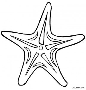 288x300 Starfish Coloring Page Printable Starfish Coloring Pages For Kids