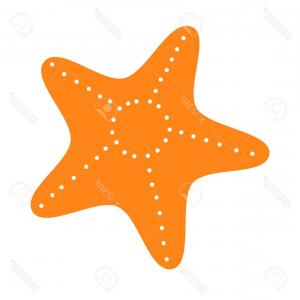 300x300 Pink Starfish Marine Animal Vector Illustration Drawing Isolated