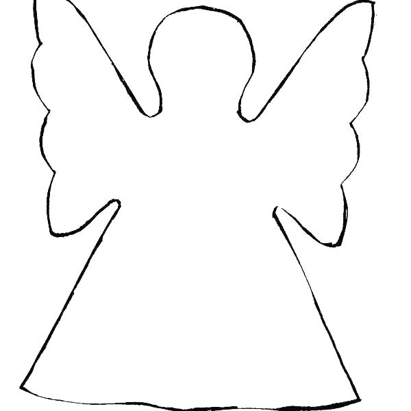 600x600 Angel Template Printable Starfish Drawing Template At Free