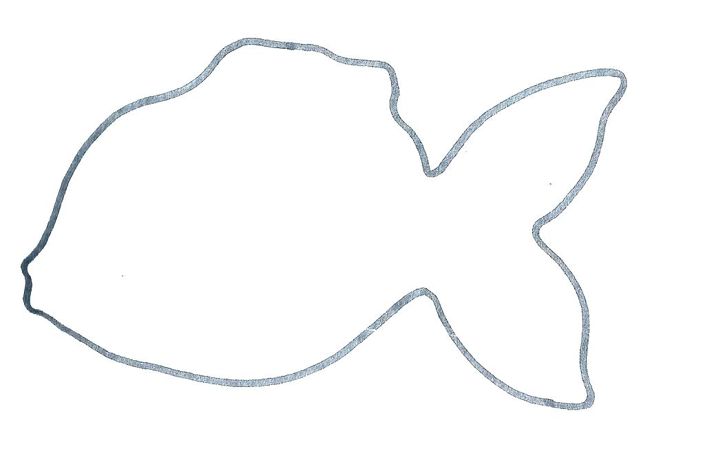 1024x662 Free Printable Fish Mask Template Images Of Angel Outline Free